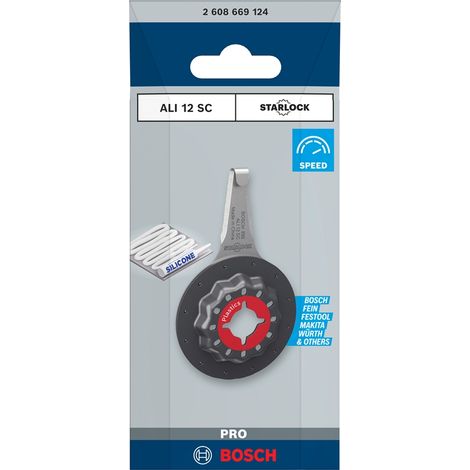 Bosch PRO ALI 12 SC Blatt für Multifunktionswerkzeuge, 4 x 12 mm