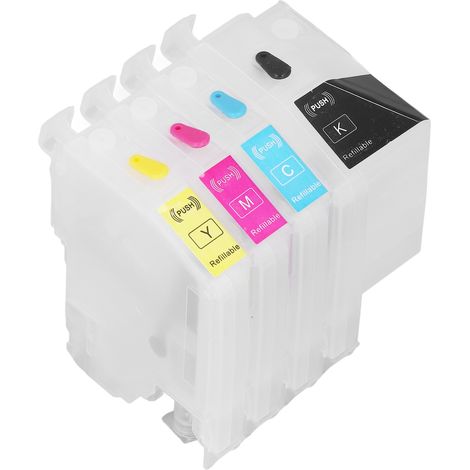 4er-Pack Tintenpatronen in Magenta, Blau, Gelb und Schwarz, für gestochen scharfe und gleichmäßige Ausdrucke, Ersatzpatronen kompatibel mit LC3019-Druckern (1/5)