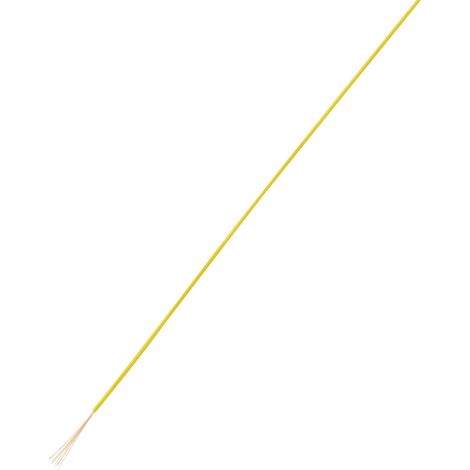 TRU COMPONENTS 1564662 Litze LiFY 1 x 0.50 mm² Gelb 10 m