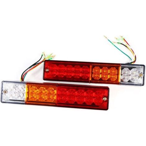 Stück LED-Rückleuchten für LKW, Anhänger, Wohnwagen, Blinker 24V, (1/3)