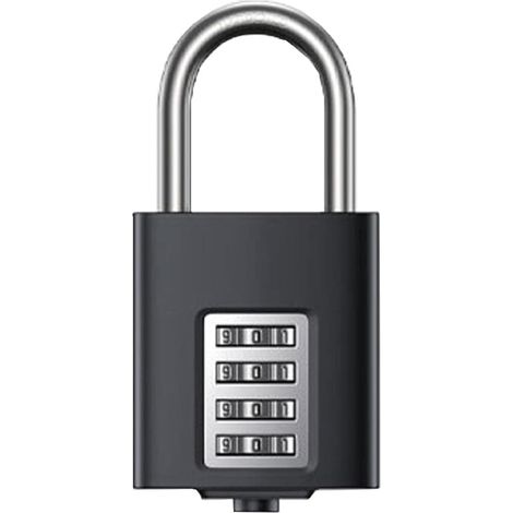 Cadenas à combinaison, serrure de rangement pour salle de sport, serrure à combinaison à 4 chiffres, serrure robuste, définissez votre  sans clé,