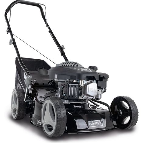 [JAMAIS UTILISÉ] Scheppach Tondeuse à gazon thermique MS150-42B - black edition - Autotractée - Moteur 4T 150cm3 - largeur de coupe 42 cm - Bac 45 L - Hauteur réglable sur 7 positions