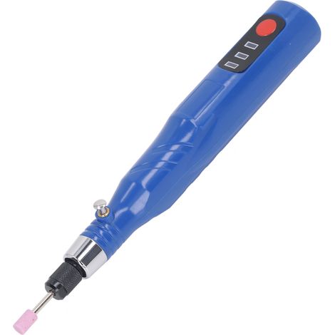 Kit de polissage électrique avec stylo de meulage, mini outil rotatif portable sans fil rechargeable par USB, 30 W, bleu (1/5)