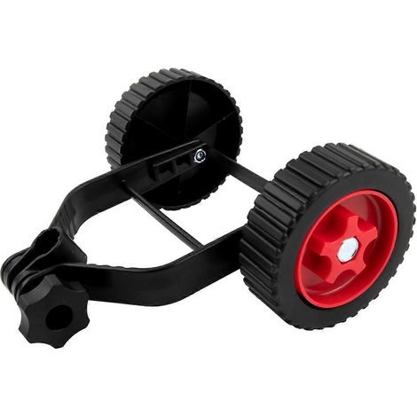 Roue de tondeuse à gazon universelle, roue de support réglable pour tondeuse à gazon, roue auxiliaire pour débroussailleuse (1/4)