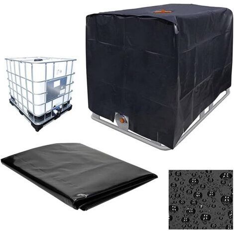 1000L IBC Water Tank Waterproof Fabric 210D Waterproof Oxford Cloth (120x100x116cm) (1/5)