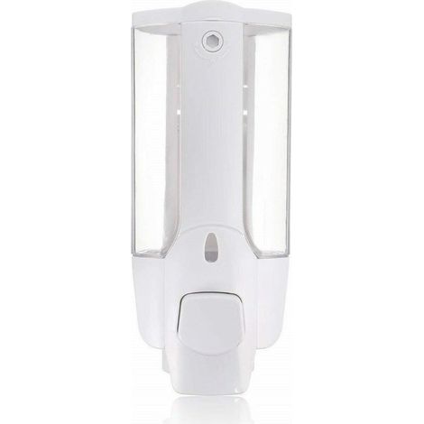 TRADE SHOP - Dispenser Sapone Da Muro 350 Ml Con Viti Di Montaggio Erogatore Dosatore 69412 - (1/2)