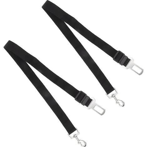 Set mit 2 verstellbaren Hundesicherheitsgeschirren, Haustierzubehör für Fahrzeuge, 66 cm (1/5)