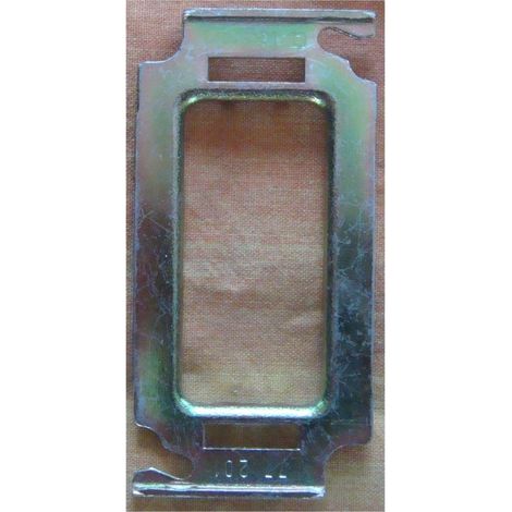 Legrand 077201 - Mosaic 50 - Plate 1 Module - Metal