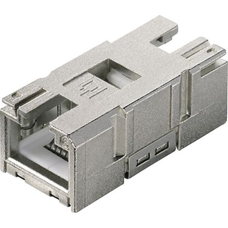 Telegärtner 100007533 STX V1 RJ45-Kupplungseinsatz Cat.6 100007533 Kupplung, gerade  Pole: 8P8C   1