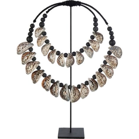 Décoration sur Pied "Coquillages" 60cm Noir (1/5)