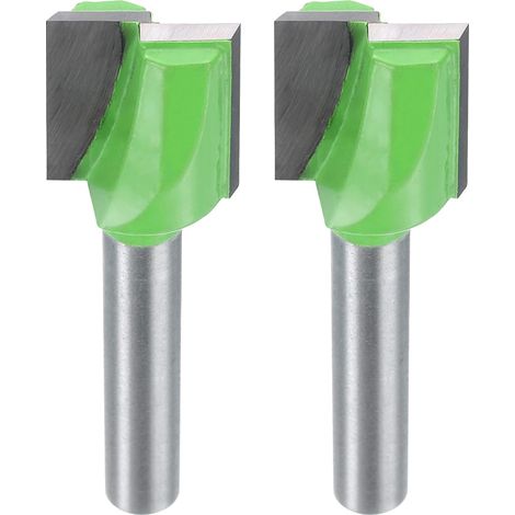 2pcs Embouts de nettoyage inférieur 1/4" Tige Carbure Dia (1/5)