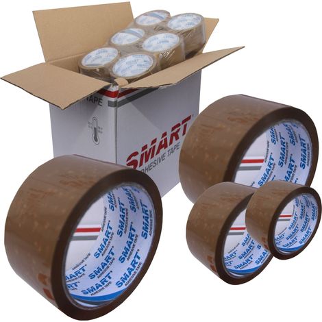 Intelligentes braunes Verpackungsklebeband, Breite 48 mm, Länge 50 m, 6 Stück. (1/5)