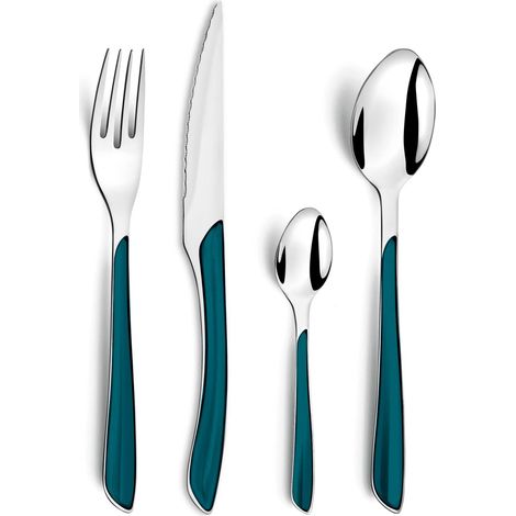 Amefa - Eclat – Servizio di posate 24P blu anatra (1/5)