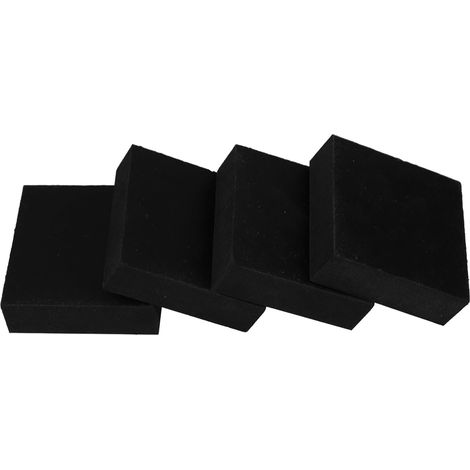 antid rapants en caoutchouc pais 50 x 50 x 15 mm lot de 4 (1/5)
