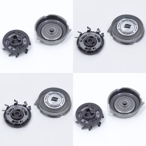 Quatre têtes de coupe, compatibles avec les modèles Philips SH30/5, S5079, S510, S520, S550 et 570. (1/5)
