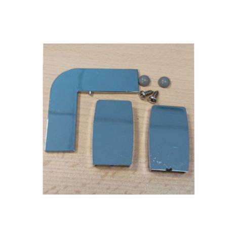 R ACCESSORI X PARETE FISSA CRIST.TRAS/SER.MM.6CM.74/80LUSSO