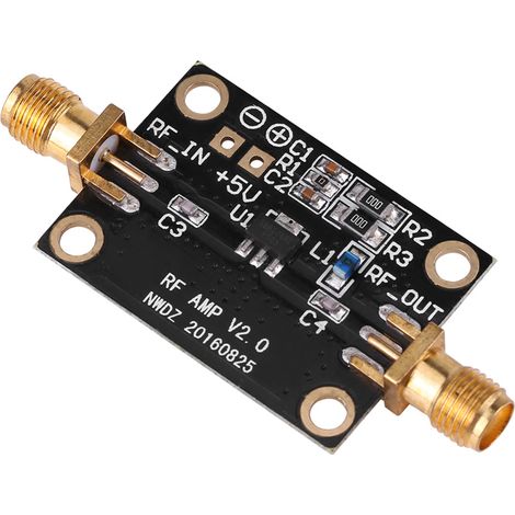 Module d'amplificateur à faible bruit (LNA) large bande 0,01-4 GHz 21 dB pour radioamateur RTL SDR (1/5)