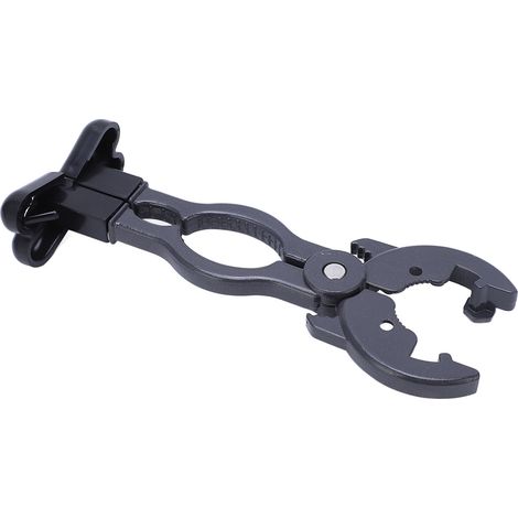 Clé à gaz en alliage aluminium et ABS noire, outil manuel pour bouteille et détendeur de pression, 1 pièce (1/5)