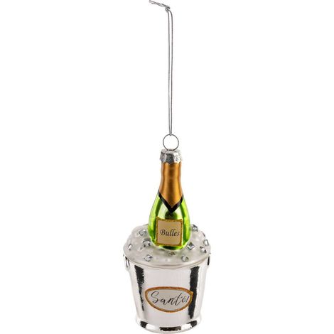 Secchiello da champagne in vetro dorato h.11cm - Feeric lights & christmas (1/2)