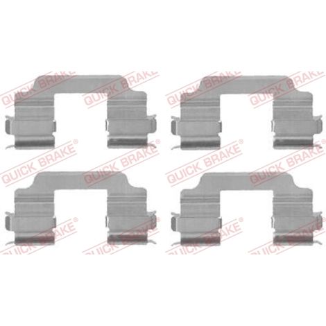 Kit d'accessoires, plaquette de frein à disque Quick Brake 109-1709 OPEL