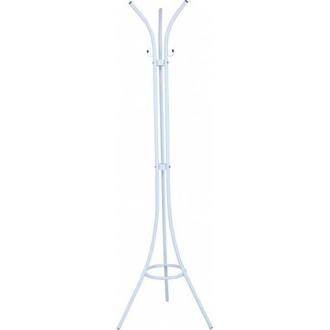 Porte-manteau peint en blanc