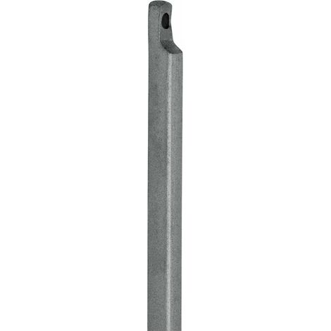 N+D Vierkantstange zu Tortreibriegel 16mm 2.500mm (beidseitig ausgeklinkt)