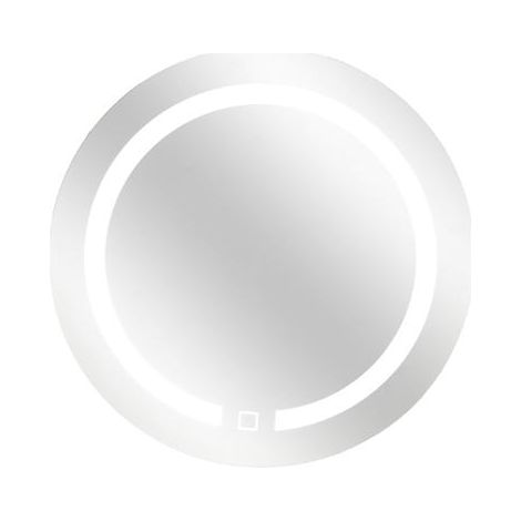Miroir mural LED rond 45cm avec interrupteur tactile - SILUMEN (1/2)