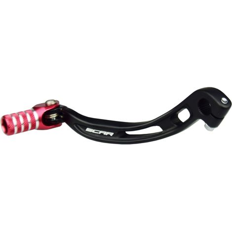 Palanca de cambios SCAR RACING para Beta RR 250/300 '13-'25, color negro/rojo.
