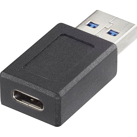 Renkforce USB Adaptateur [1x USB 3.0 mâle type A - 1x USB-C® femelle] (1/4)