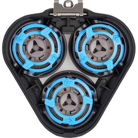 1 Tête de rasoir, Lames noires, Compatibilité Série 5000 et 6000, SH50 SH52, Pour Philips S5570 S5380 (1/5)