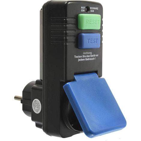 AS Schwabe 45230 Spina protezione personale PRCD 230 V Nero IP44