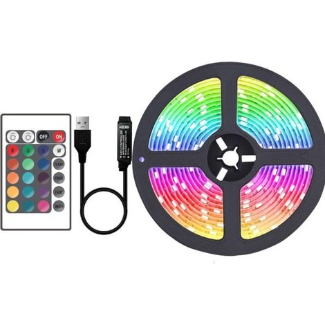 5rizLED USBBande LED, BluetoothdirigéLes bandes LED peuvent être utiliséesApplicationcontrôle (1/5)