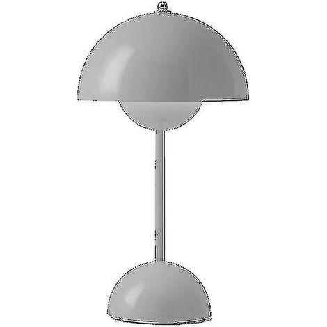 Lámpara de mesa nórdica recargable con forma de flor, lámpara de mesilla de noche con forma de hongo, decoración de mesa de dormitorio, luz nocturna - Haoyu (1/5)