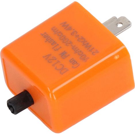 Relais clignotant LED 12 V, 2 broches, normalement ouvert, fréquence réglable pour voiture (1/5)
