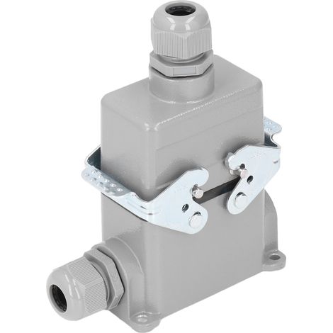 Connecteur Industriel Rectangulaire en Aluminium Moulé 16A 500V, Prise Étanche pour Applications Industrielles Robustes (1/5)