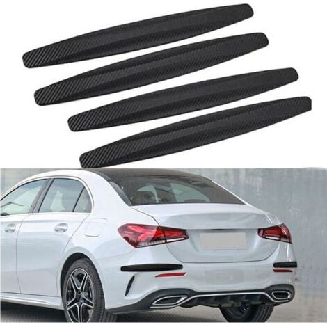 Protection universelle d'angle pour pare chocs de voiture, bande adhésive anti rayures, noire. (1/5)
