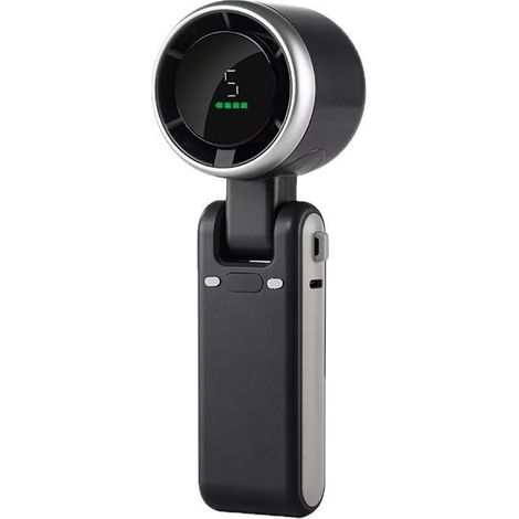Mini ventilateur portable rechargeable, 5 vitesses élevées, réglable, 3600 mAh, ventilateur de voyage, ventilateur de voyage, ventilateur turbo, ventilateur de cou (1/5)