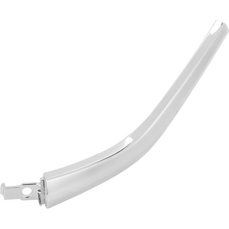 Embellecedor cromado superior del parachoques delantero, tira de moldura brillante de repuesto para Mitsubishi Outlander 2016 a 2020, lado izquierdo 6407A141-Crezuo