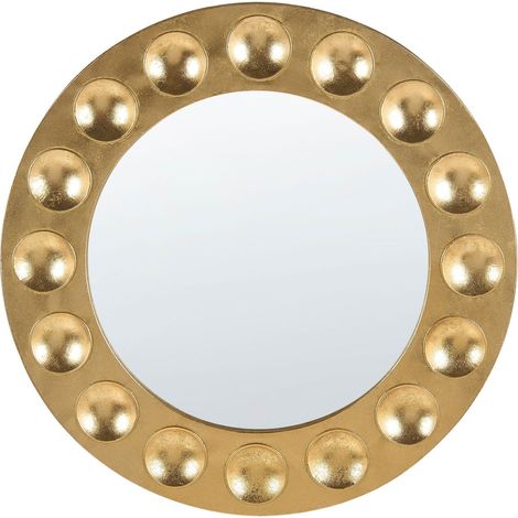 Wandspiegel ANHELO 63 cm 63 cm Glas Gold (1/5)