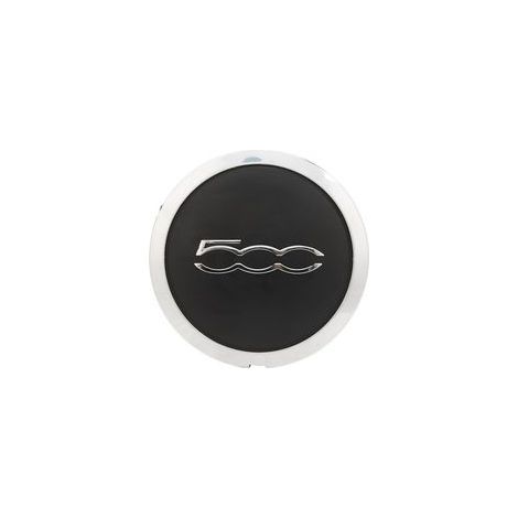 Capuchon de moyeu de roue central avec garniture chromée 68078419AC Capuchon de moyeu de roue résistant à la chaleur pour FIAT 500 (1/5)