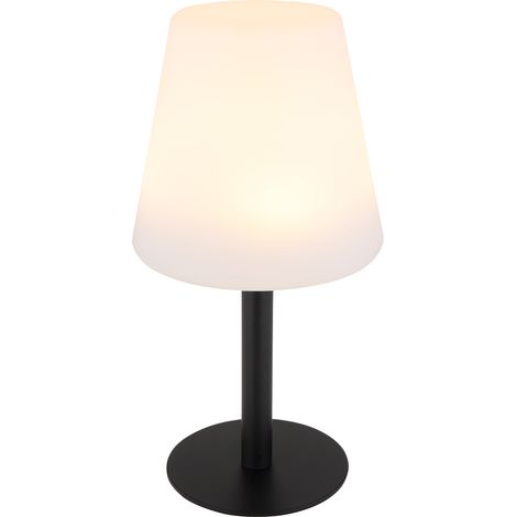 LED Outdoor Solar Tischleuchte mit RGB Farbwechsel, Höhe 30cm