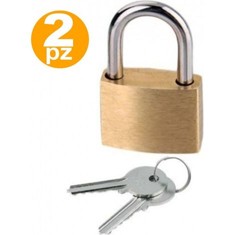 Set 2-piece Arche Serrure Armoire Securite Pêne Dormant 2 Clés 20mm