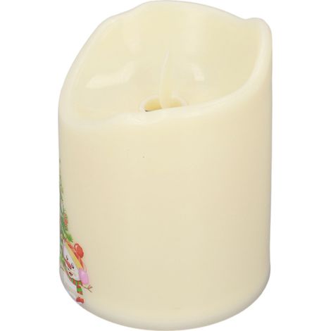 Lampe de Noël décorative sans flamme à LED, alimentée par piles, BZ2863‑W‑2 (1/5)