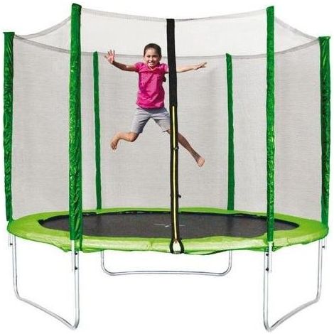 Trampoline Tapis de saut avec filet de protection pour enfant Jumpy Ø 244 cm
