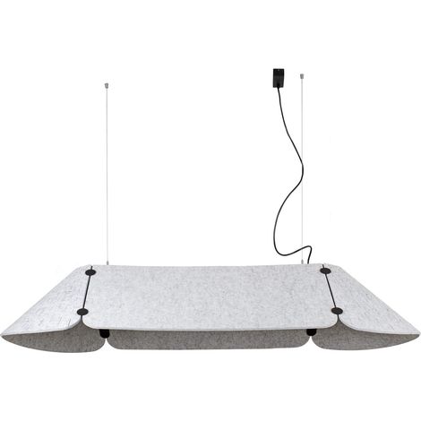Faro FONOVIA - Pendentifs à barres droites à LED intégrées Gris, 3000K (1/2)