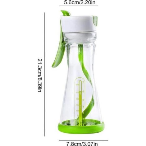 Bouteille À Sauce - Shaker À Vinaigrette - Pour Salade Et Assaisonnement - 250 Ml - 1 Pièce (1/4)