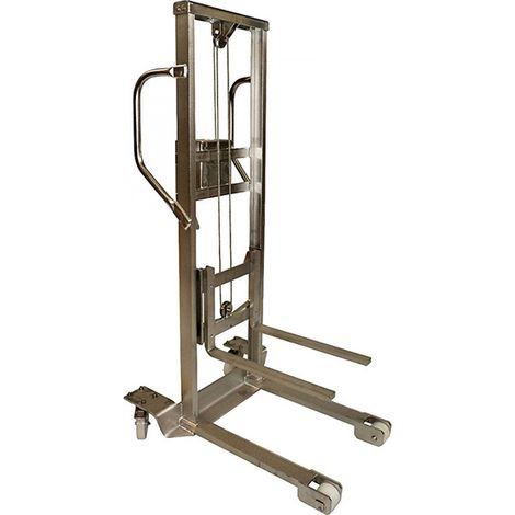 Robuster und vielseitiger Edelstahl Handhubwagen - Max. Höhe 1250 mm - 300724 (1/2)