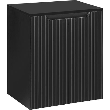 Waschtisch-Unterschrank 50cm schwarz, NEWPORT-56-BLACK (1/5)