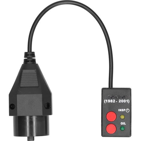 RASTKY Ölservice-Reset-Werkzeug, Stabile professionelle Leistung, Inspektion erforderlich, für 3er, 5er, 7er Reihe E30 E36 E34 E39 E38, Schwarzer Kunststoff, Kabellänge.
