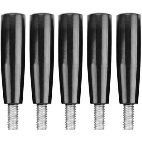BUNTHAUS Poignée Tournante, 5 Pièces Poignée Rotative De Bakélites Poignée De Manivelle M6 50, Poign E De Manivelle Poignée De Machine à Volant Rotatif Pour Fraisage Machine Remplacement (1/4)